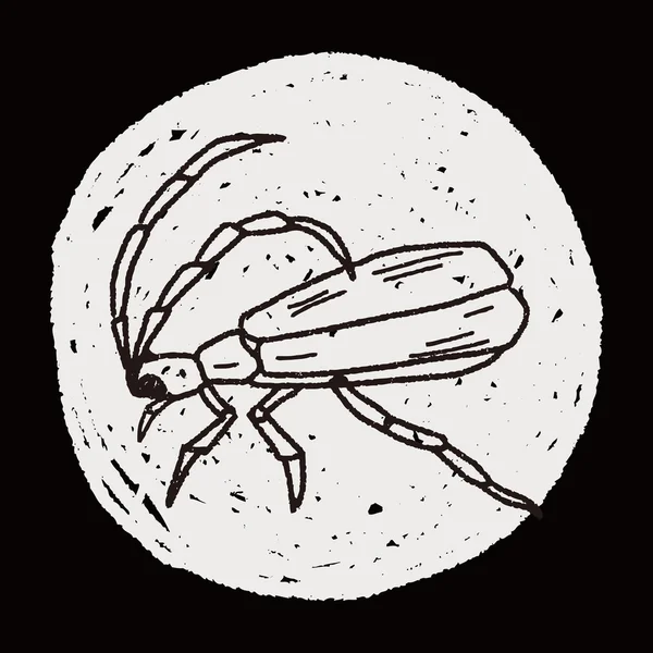 Gribouille d'insecte — Image vectorielle