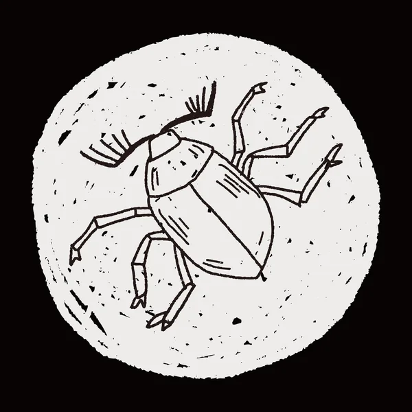 Doodle комах — стоковий вектор