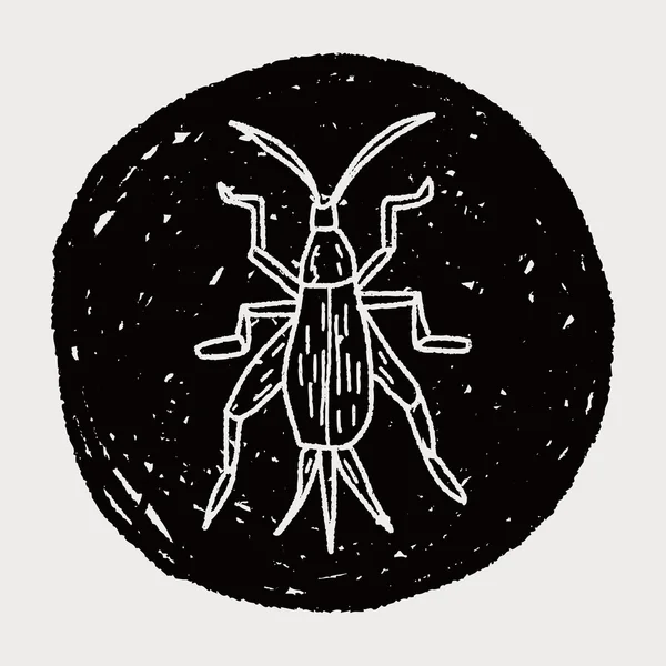 Insekt doodle — Stock vektor