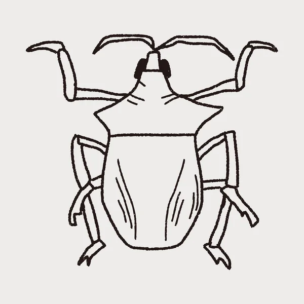 昆虫的涂鸦 — 图库矢量图片