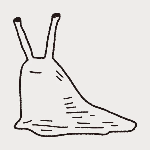 Slug doodle — Vetor de Stock