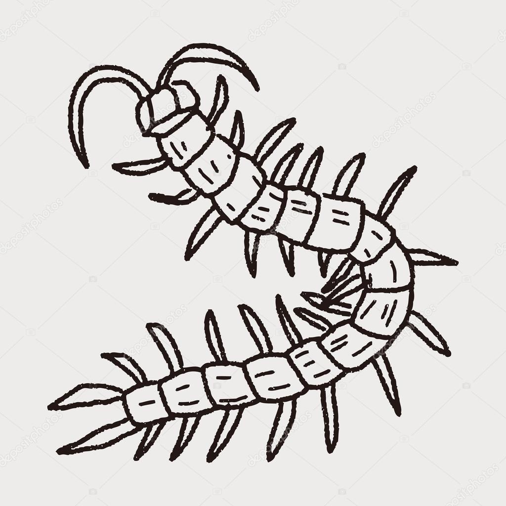 Centipede doodle