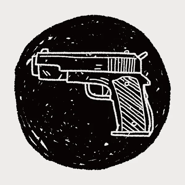 Doodle όπλο — Διανυσματικό Αρχείο