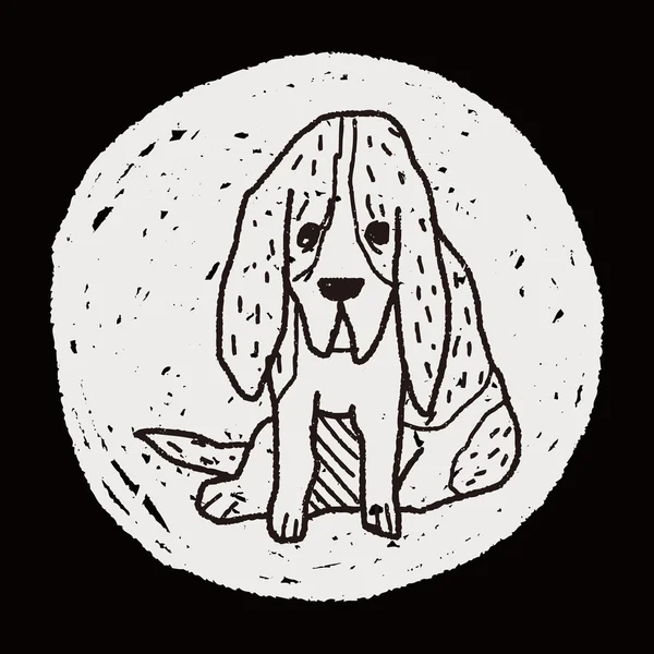 Doodle σκυλί — Διανυσματικό Αρχείο