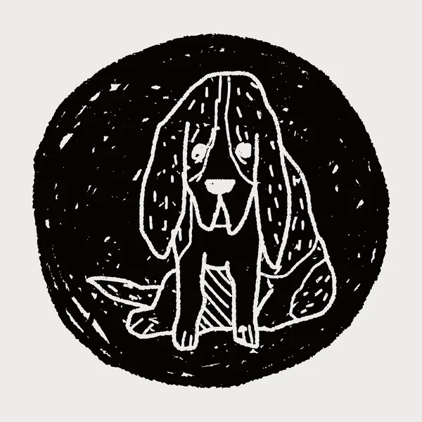 Cão doodle — Vetor de Stock