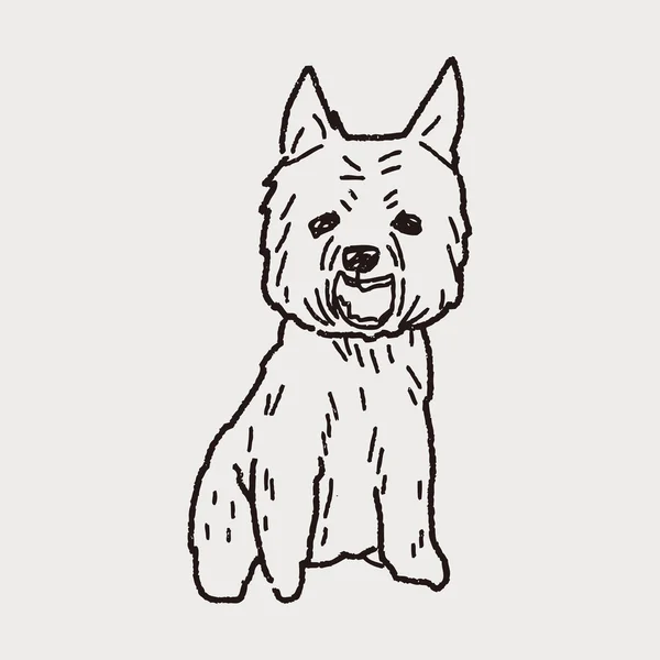 Cão doodle —  Vetores de Stock