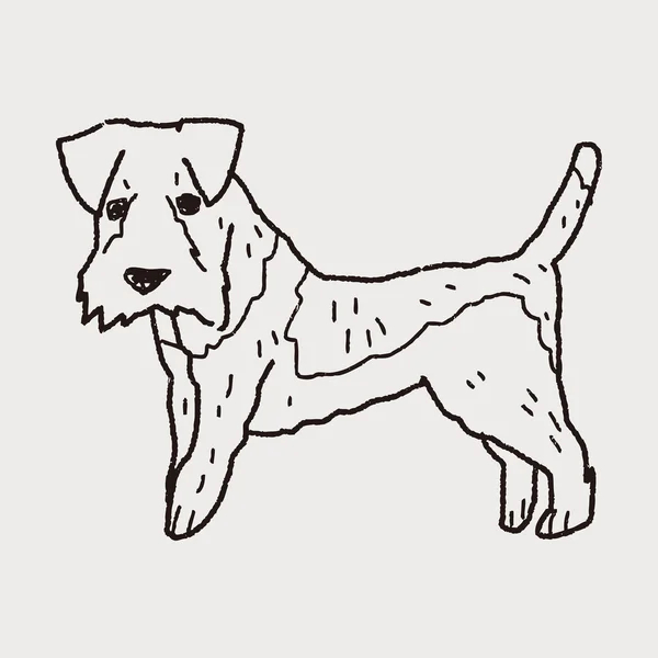 Hund doodle — Stock vektor