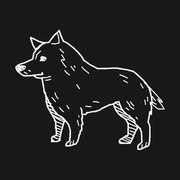 Cão doodle — Vetor de Stock