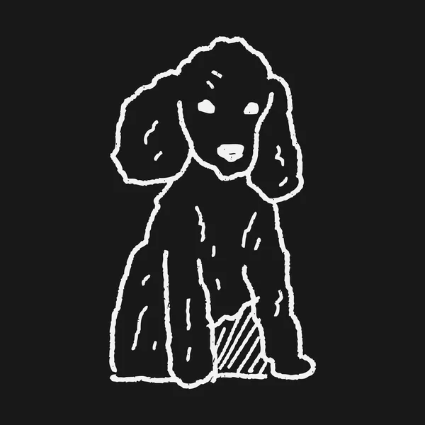 Cão doodle — Vetor de Stock