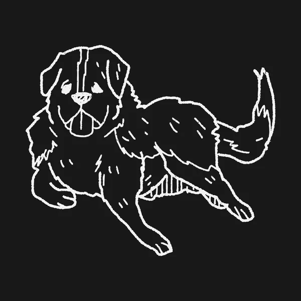 Cão doodle — Vetor de Stock