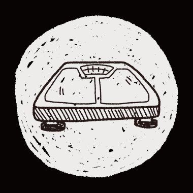 ağırlık ölçek doodle