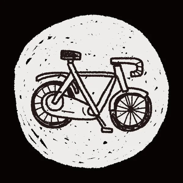 Doodle de bicicleta — Vetor de Stock