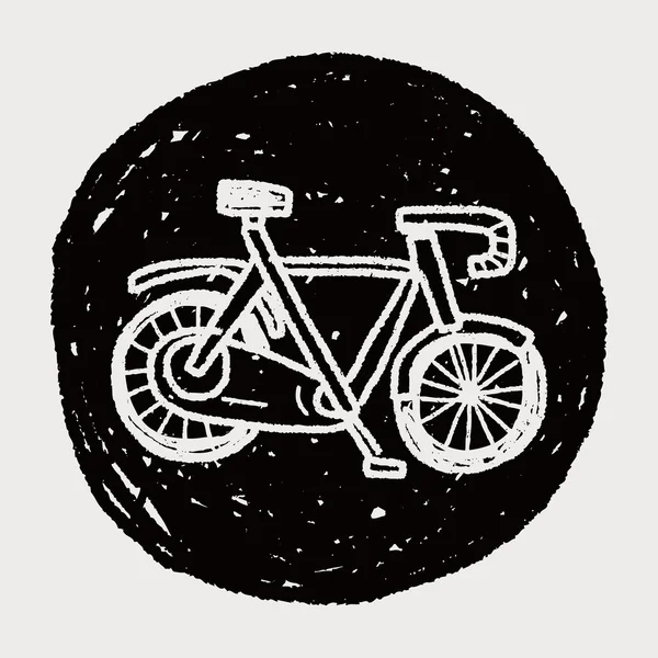 Bisiklet doodle — Stok Vektör