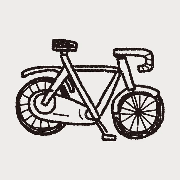 Garabato de bicicleta — Archivo Imágenes Vectoriales
