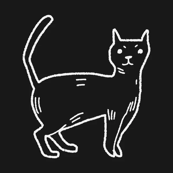 Doodle de gato —  Vetores de Stock