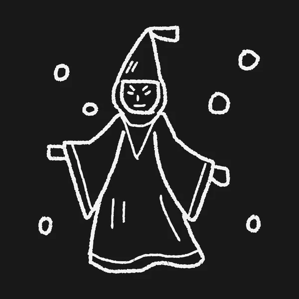 Wizard doodle — Stock Vector