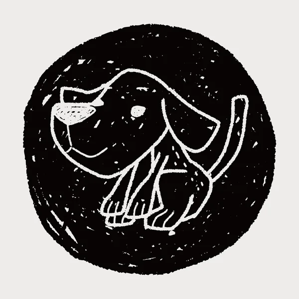 Cão doodle — Vetor de Stock