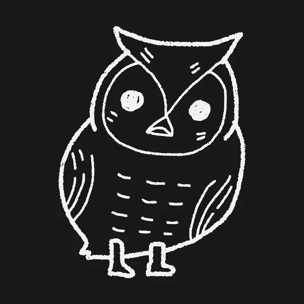 Hibou Caniche — Image vectorielle