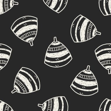 Gyro doodle Dikişsiz desen arka plan