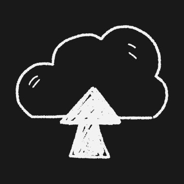 Internet bulut doodle çizim