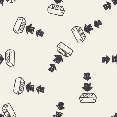 Doodle Download Dikişsiz desen arka plan