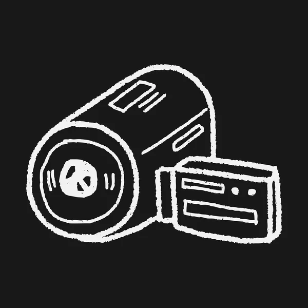落書きビデオ カメラ — ストックベクタ
