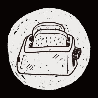 ekmek kızartma makinesi doodle