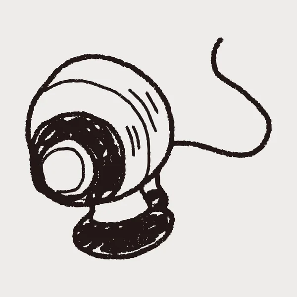 Cctv の落書き — ストックベクタ