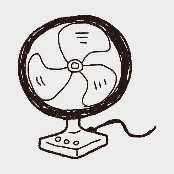 Каракули вентилятора — стоковый вектор