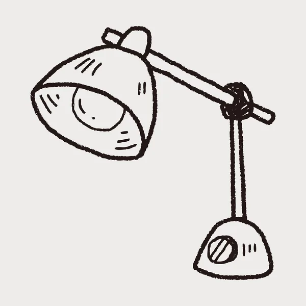 Lampe doodle — Image vectorielle