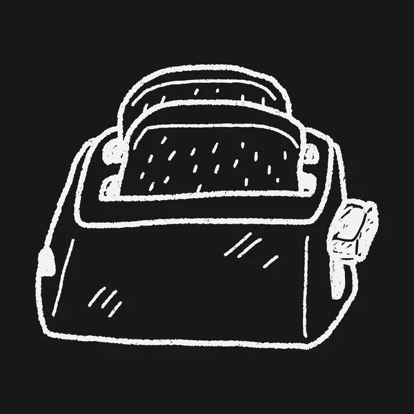 Toaster-Doodle — Stockvektor