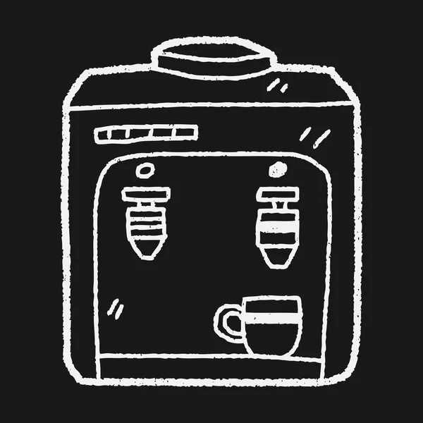 Drink-Automat-Doodle — Stockvektor