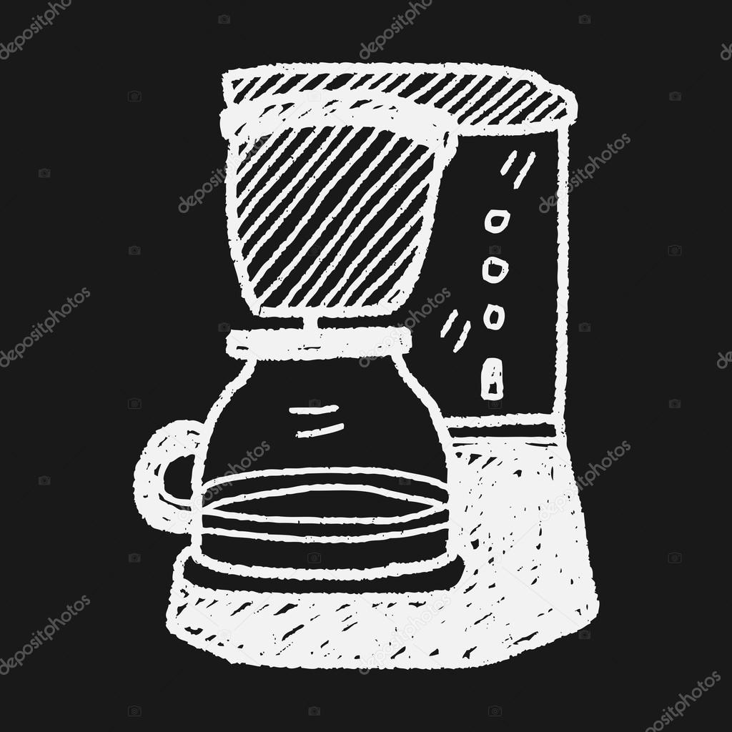 Coffee Maker Doodle Stock Vector Hchjjl 74727109