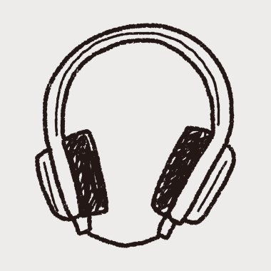 kulaklık doodle