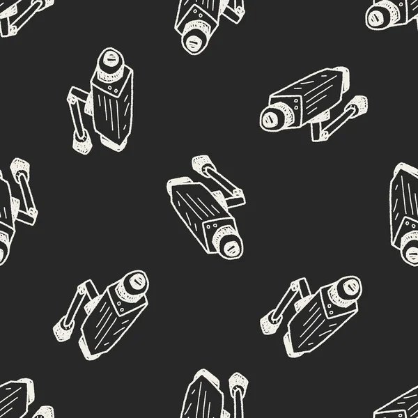 CCTV doodle Dikişsiz desen arka plan