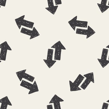 Veri iletim doodle Dikişsiz desen arka plan