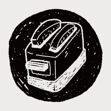 ekmek kızartma makinesi doodle