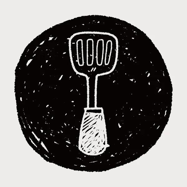 Spatula doodle — Stok Vektör