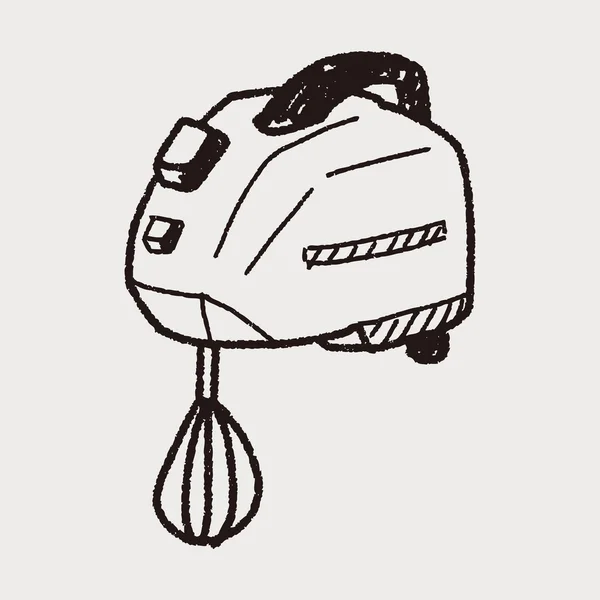 Mixer doodle — Stock vektor