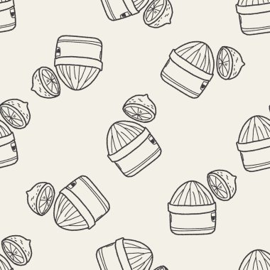 sıkacağı doodle Dikişsiz desen arka plan