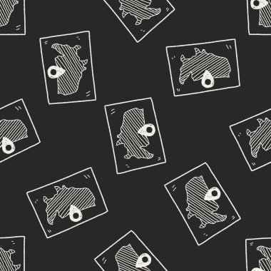 harita konumu doodle Dikişsiz desen arka plan