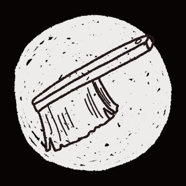 temiz fırça doodle