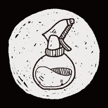 temiz şişe doodle