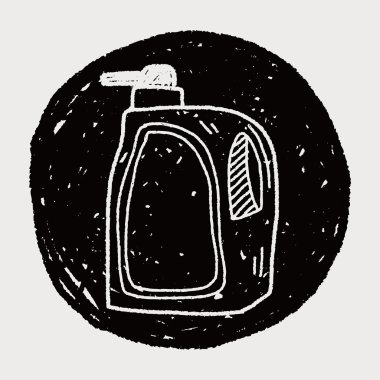 temiz şişe doodle