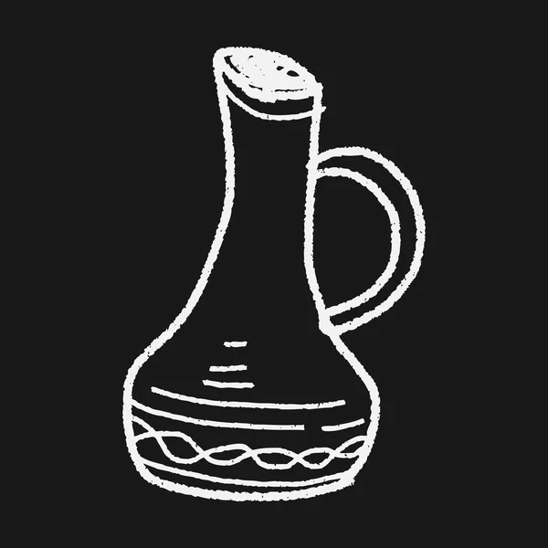 Wasserkocher-Doodle — Stockvektor