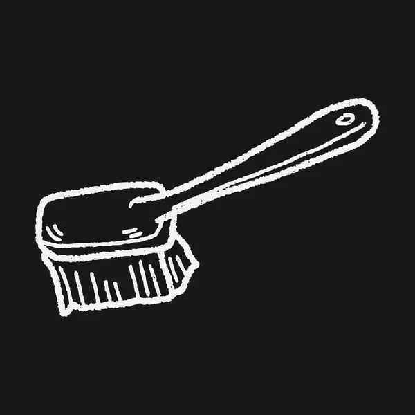 Doodle escova limpa —  Vetores de Stock