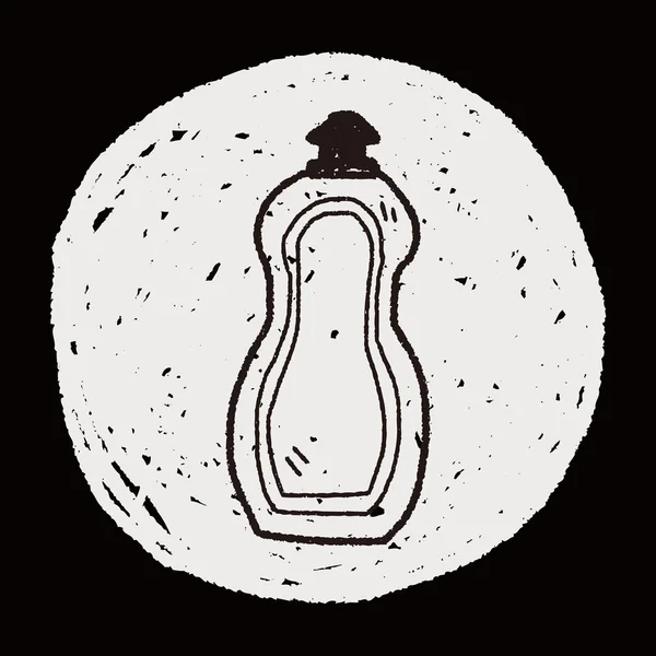Temiz şişe doodle — Stok Vektör