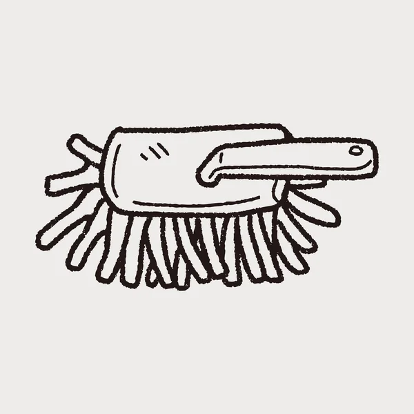 Plume duster doodle — Image vectorielle