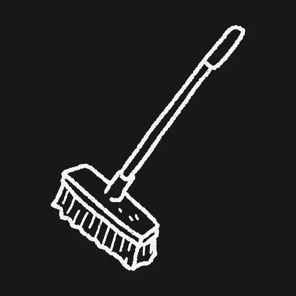 Clean brush doodle — Stock Vector
