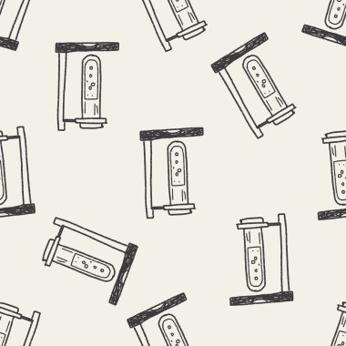 Doodle tüp Dikişsiz desen arka plan